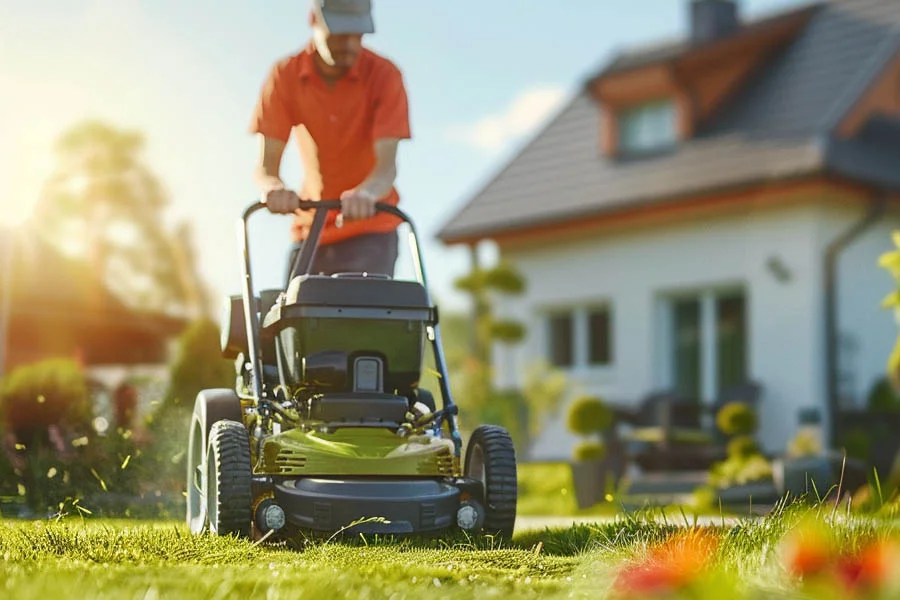 battery self propelled lawn mowers