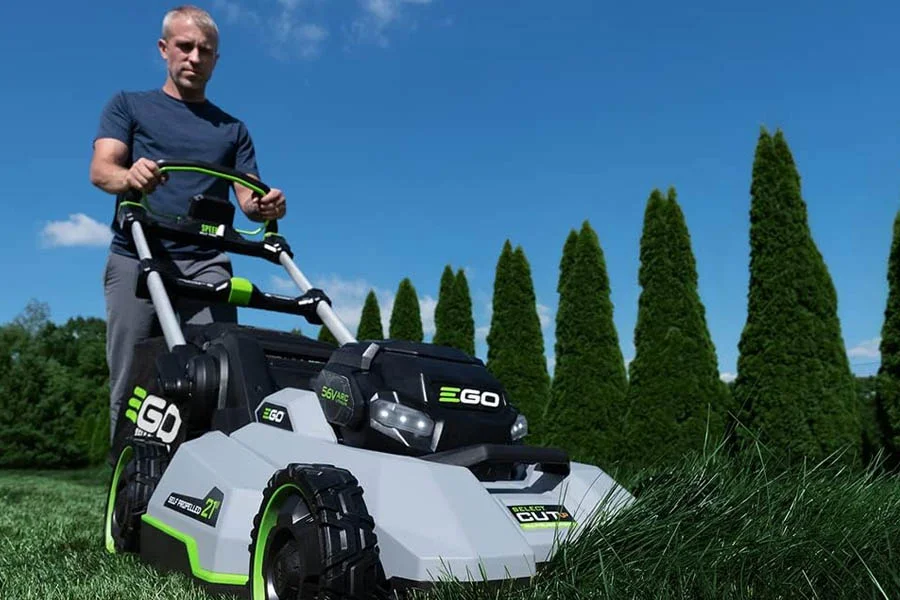 small electric mower